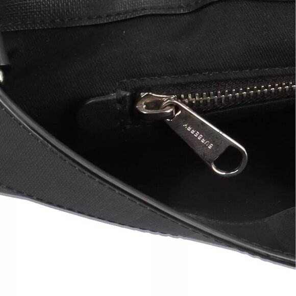 BURBERRY Shoulder Bag PVC leather 2way London Tech LDN logo used - Picture 10 of 12